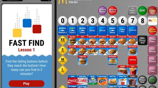 McDonalds Cashier Training Game
