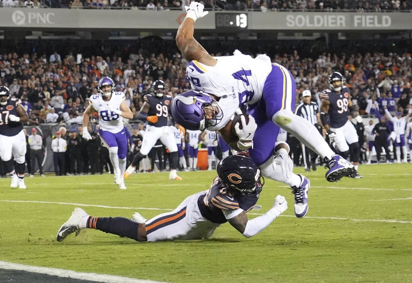 Minnesota Vikings Vs Chicago Bears Match Player Stats